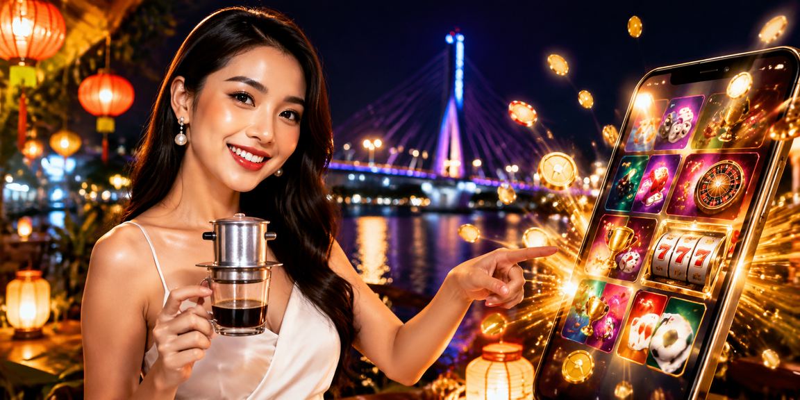 Du khách Hội An trải nghiệm casino di động tại quán cà phê với ứng dụng sxmtr
