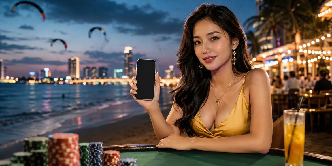 Người dùng chơi casino trực tuyến trên điện thoại tại Sài Gòn với giao diện tiếng Việt